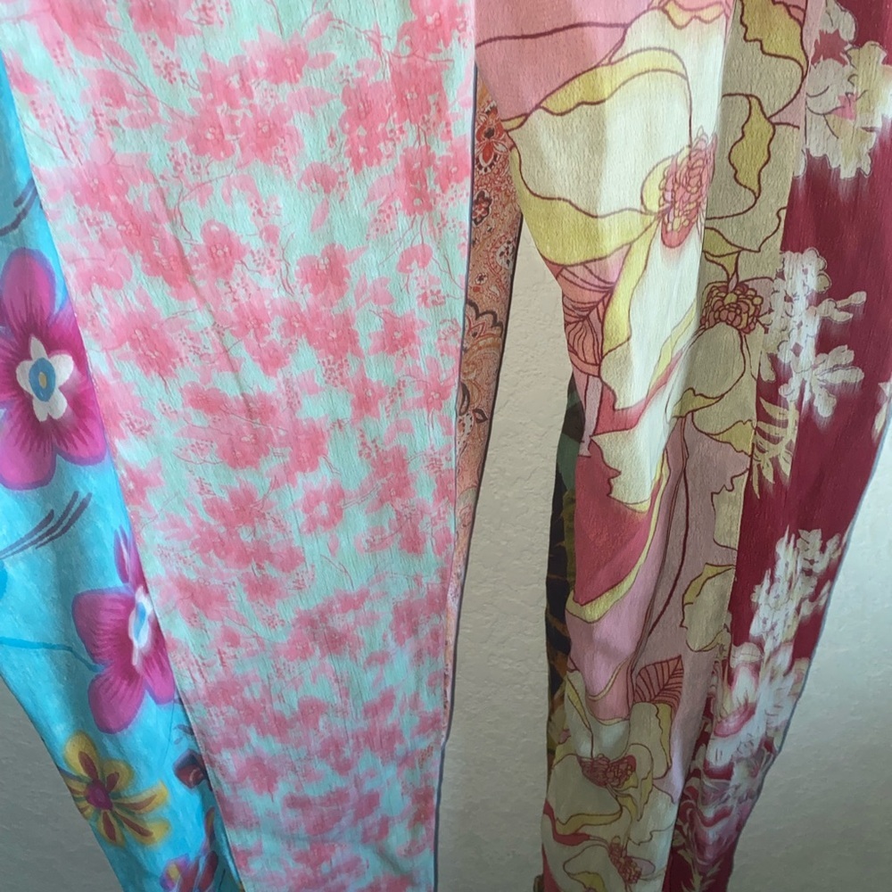 Boston Proper Boho Multicolor Patchwork Vibrant H… - image 8